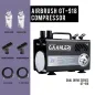 Preview: Gaahleri Dual Drive GT-918 Airbrush-Kompressor EU