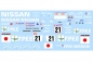Preview: Decal Nissan Courage LM 99 #21