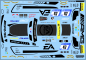 Preview: Decal Merc AMG GT3 HTP #47