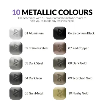 Preview: Gaahleri Metallic Marker Set