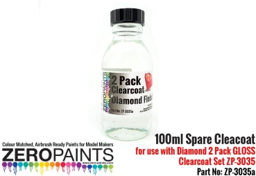 100ml Spare Cleacoat for (Diamond 2 Pack GLOSS Clearcoat Set ZP-3035)