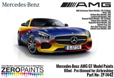 Preview: Mercedes-AMG GT Paints Selenite Grey Metallic, 992 - 60ml ZP-1442