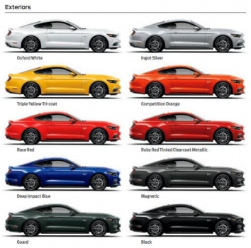 Ford Mustang 2015 Paints 60ml