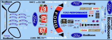 Decal Ford GT 2019 #67   Daytona Test