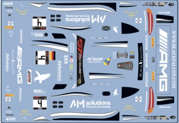 Preview: Decal Merc AMG GT3 evo Black Falcon #4 GTWC 2020