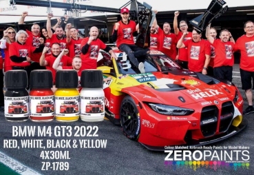 BMW M4 GT3 2022 DTM Year of the Champion Paint Set 4x30ml ZP-1789