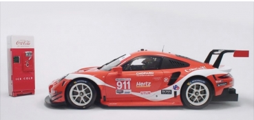 Preview: Decal Porsche 911 991 RSR IMSA #911 Petit LM Road Atlanta 2019 Coca-Cola red
