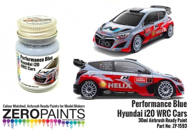 Hyundai i20 WRC Performance Blue Paint 30ml ZP-1593