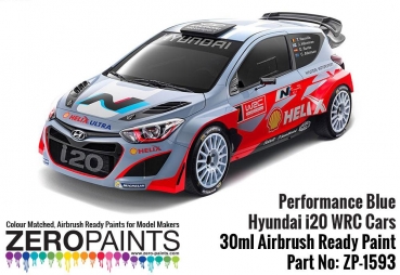 Preview: Hyundai i20 WRC Performance Blue Paint 30ml ZP-1593