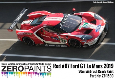 Preview: Ford GT #67  Lemans 2019 Red Zero Colour Matched Paints 30ml