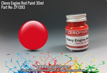 Chevy USA Red Engine Paint 30ml ZP-1393