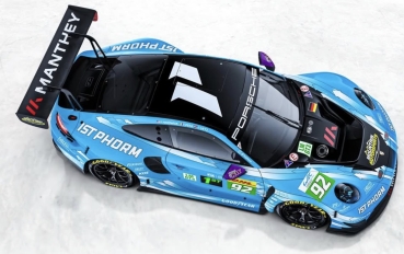 Preview: Decal Porsche 911 991 GT3 R 1st PHORM Manthey Asian Le Mans 2025 #92