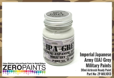 Imperial Japanese ARMY (IPA) GREY Paint 30ml ZP-MIL1013