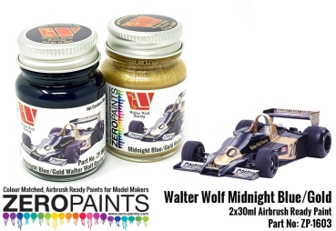 Walter Wolf Midnight Blue and Gold Paint Set 2x30ml ZP-1603