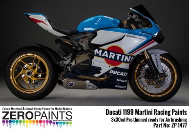 Preview: Ducati 1199 Martini Racing Paints 3x30ml ZP-1477