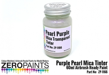 Pearl Purple Mica Transparent Tinter Paint 60ml ZP-1166