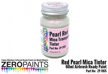 Pearl Red Mica Transparent Tinter Paint 60ml ZP-1165
