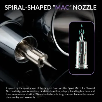 Preview: Gaahleri Mobius 0.3 Premium Airbrush – 0,3 mm