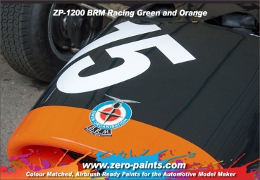 Preview: BRM - Racing Green/Orange Paint Set 2x30ml ZP-1200