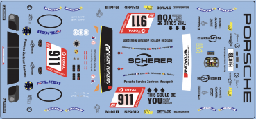 Decal Porsche 911 991 GT3 R #911 Manthey Grello Nürburgring 2019 Scale 1:32