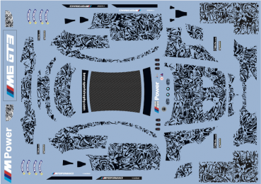 Decal BMW M6 GT3 Test Car