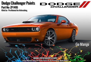 Dodge Challenger Go Mango Paint 60ml