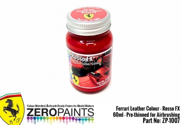 Ferrari Leather Colour Paints 60ml- Rosso FX
