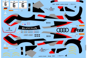Preview: Decal Audi R8 GT3 BES 2014 Phoenix 24 #6
