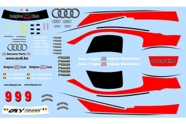 Preview: Decal Audi R8 GT #9 Belgian Audi Club