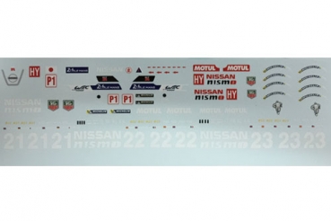Decal Nissan LMP1 #21 #22 #23