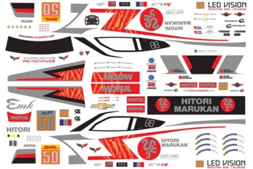 Preview: Decal Corvette C7R Team Larbre WEC 2016 #50