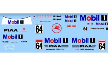 Decal Honda NSX Mobil One #64