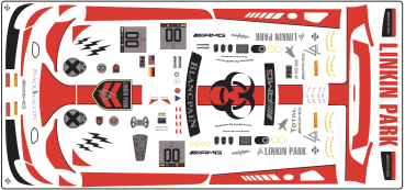 Decal Merc AMG GT3 Linkin Park #00