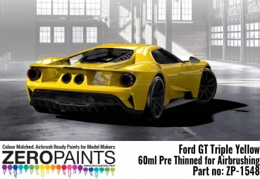 Ford GT Triple Yellow Zero Colour Matched Paints 60ml