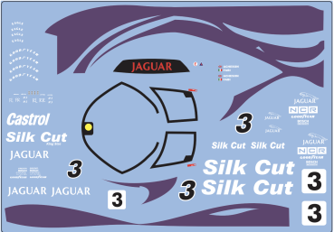 Decal Jaguar XJR 14 #3