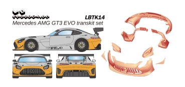 Merc AMG GT3 Evo 2020 Transkit for Tamiya