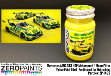 Merc-AMG GT3 HTP Motorsport / Mann Filter Yellow Paint 60ml