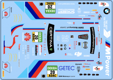 Preview: Decal BMW M6 GT3 ADAC GT Masters Schuberth #20