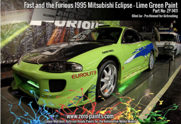 Preview: Fast and the Furious 1995 Mitsubishi Eclipse Lime Green Paint 60ml