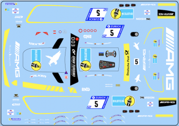 Preview: Decal Merc AMG GT3 BLACK FALCON ADAC Quali 2018 #5