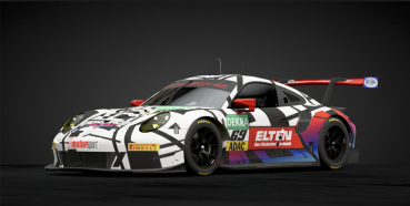 Preview: Decal Porsche 911 991 GT3 R Team Iron Force by Ring Police #69 2018 ADAC RED Scale 1:32