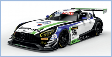 Preview: Decal Merc AMG GT3 Craft Bamboo/Black Falcon #77A Bathurst 2019