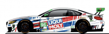 Preview: Decal BMW M6 - GT3 - Daytona 2018 - #96 Turner