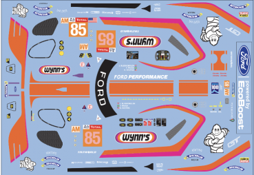 Decal Ford GT Lemans 2019 #85