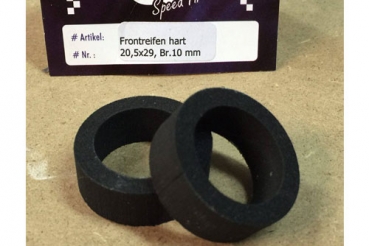 thumbnail image 2 of H&R Racing HR1207 Hard Foam Tires W/ Wheels For 1:24 Slot Cars – 27 X 21mm, 1/8 Axle (Pair) 2 of 6