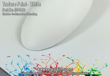 White Textured Paint - 30ml (Engines, Interiors etc) ZP-1389/30