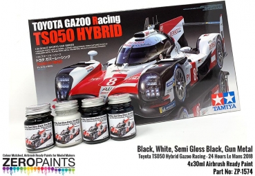 Toyota TS050 Hybrid Gazoo Racing Paint Set 4x30ml