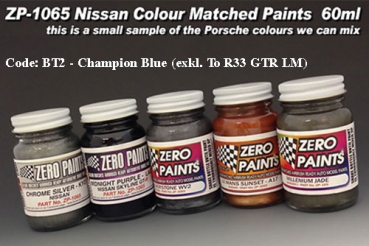 Nissan Paint 60ml BT2 - Champion Blue (exclusive to R33 GTR LM)