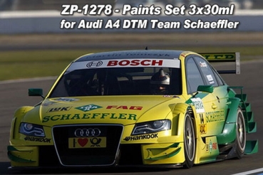 Preview: Audi A4 DTM Team Schaeffler Paint Set 3x30ml