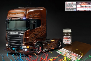 Preview: "Black Amber" Scania R730 V8 / Italeri 3897 Paint 60ml